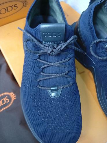 tods: 100 manat Tünd göy rəngli kişi Tod's ayaqqabıları "Tod's Run 63K — 1