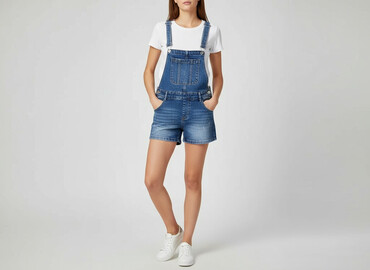 spodnie jeans drill: Ogrodniczki damskie, rozmiar S