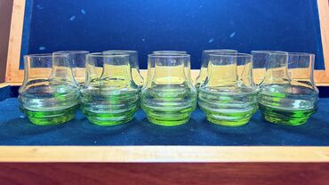 Стаканы: Рюмочки (стаканчики) Для коньяка и водки Хрустальные - 16 шт. Чешское — 7