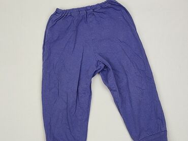 jeansy fioletowe: Spodnie dresowe, 12-18 m, stan - Zadowalający
