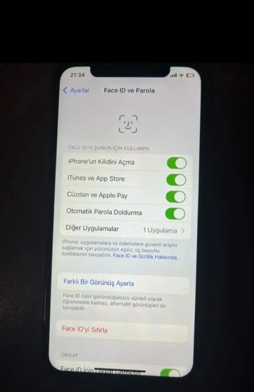 x printer: IPhone X, 256 GB, Ağ, Face ID
