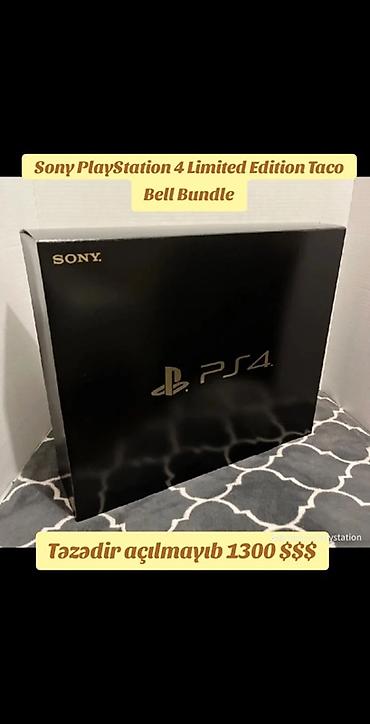 PS4 (Sony Playstation 4): Sony PlayStation 4 Limited Edition Taco Bell Bundle Xüsusi buraxılış — 1