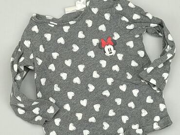 legginsy jeansowe dla dziewczynki: Bluzka, H&M, 9-12 m, stan - Bardzo dobry