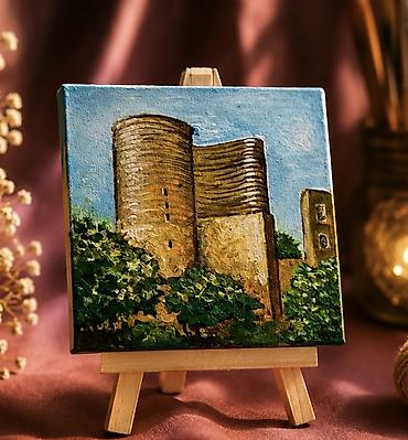 🎨 Kiçik ölçülü, hədiyyəlik tablolar 🖼 Tablo ölçüsü: 10×10 sm 🎨 Akril