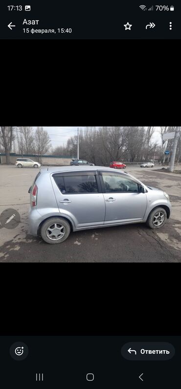 автомобили ош: Toyota Passo: 2004 г., 1 л, Автомат, Бензин, Хэтчбэк