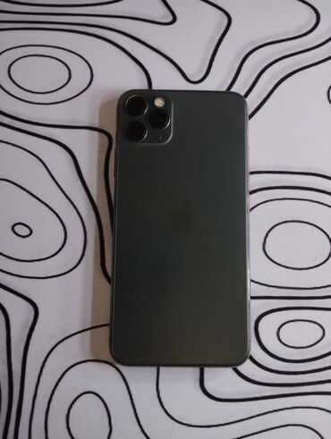 двухсимочные смартфоны: IPhone 11 Pro Max, Колдонулган, 256 ГБ, Кара, Коргоочу айнек, 100 %