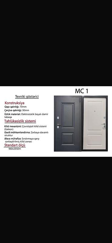 islenmis plastik qapi: Həyət evlərinə uyğun dəmir qapımız🚪. Yağışa və günəşə davamlı olan bu — 2