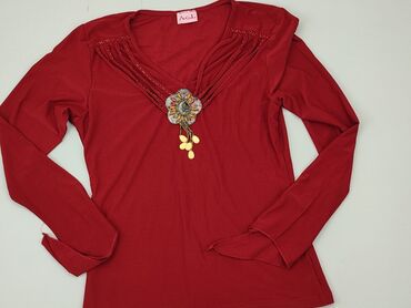 bluzki jedwabne duże rozmiary: Блуза жіноча, S, стан - Хороший