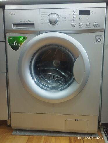 двигатель для стиральной машины: Paltaryuyan maşın LG, 6 kq, İşlənmiş, Avtomat, Qurutmasız