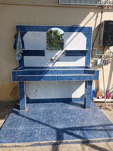 краскопульт купить в баку: Keramika plitələrlə üzlənmiş açıq hava moyka komplekti - Material — 1