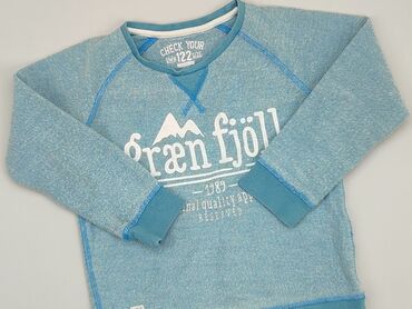 bluzka w kwiatuszki: Sweatshirt, 7 years, 116-122 cm, condition - Fair