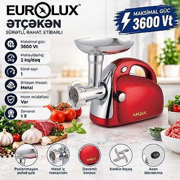 Ət çəkən maşın Eurolux, 3600 Vt, Revers ilə, Yeni lalafo.az -da Ət çəkən maşın Eurolux, 3600 Vt, Revers ilə, Yeni
