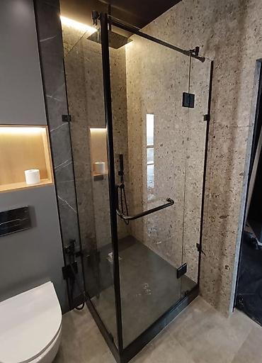 Душевые перегородки и ограждения: Душевая перегородка, как в дизайнерских проектах Минимум металла — 2