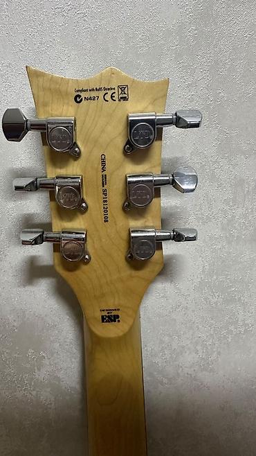 Музыкалык аспаптар: НОВАЯ электрогитара ESP LTD EC-10 + Фирменный чехол Продаю абсолютно — 2