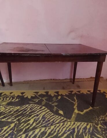 стол стойка для кухни: Кухонный стол, Нераскладной, Дерево, Прямоугольный стол