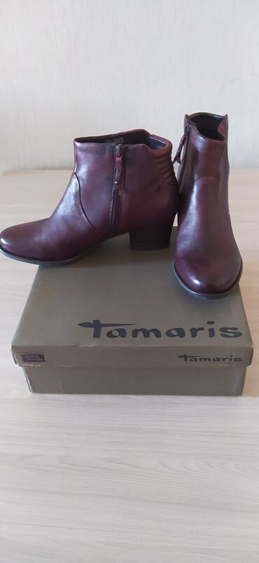 обувь новые: Батильондор Tamaris, 40, түсү - Кызыл