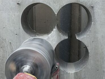 dovşan şəkilləri çəkmək: Şirvan və ətraf rayonlarda beton və daş divarların kəsimi,deşimi