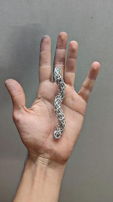 Серебряные цепочки: Серебряная цепь"Мегапитон" Вес 140 Длина 64 см. 100% Ручная работа — 5