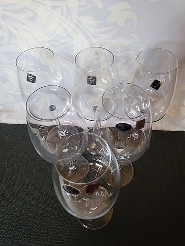 Čaše: Case nove za vino,Bohemija kristal. Case za vino,tanji — 9