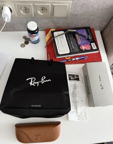 старинные украшения: Күндөн коргоочу көз айнектер көз айнек, Ray-Ban, Унисекс, Вайфарерлер, Асыл нуска