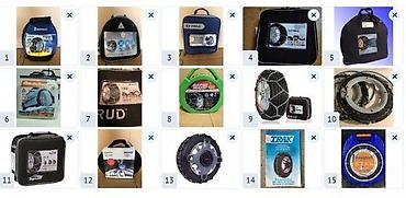 Auto oprema: Komplet lanaca za sneg za putnička vozila – više modela/marki - — 15