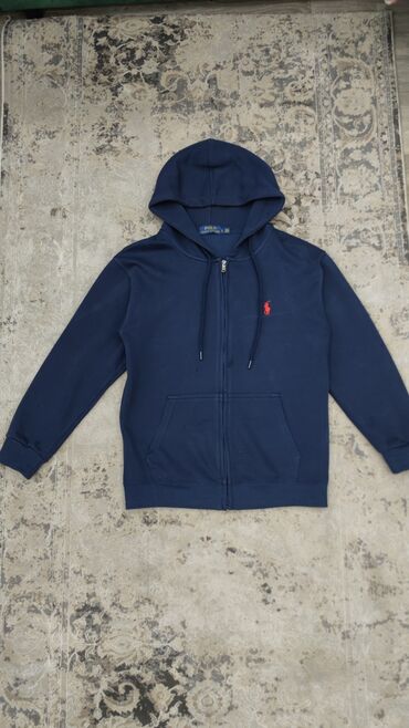 купальник с воланами на плечах: Мужская куртка, M (EU 38), Polo Ralph Lauren, Б/у, цвет - Синий, Самовывоз