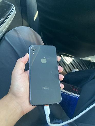 IPhone Xr, Б/у, 128 ГБ, Черный, Кабель, 81 %