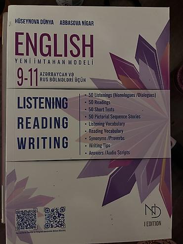 dunya xerıtesı: Məhsul: “ENGLISH – Yeni İmtahan Modeli (9–11)” Müəlliflər: Hüseynova — 1