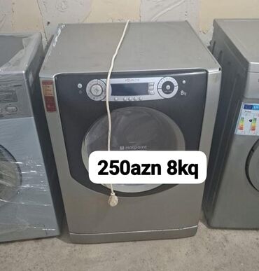 ariston qiyməti: Paltaryuyan maşın Hotpoint Ariston, 8 kq, Avtomat, Qurutmasız, Kredit yoxdur
