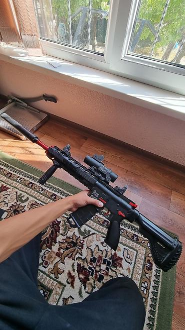 Игрушки: Игровой автомат-реплика AR-стиля (похожа на HK416) на базе гелевых — 7