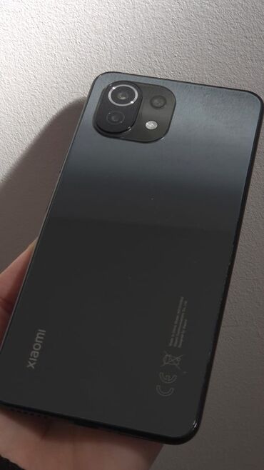 infinix note 10 pro qiymeti: Xiaomi Mi 11 Lite, 128 ГБ, цвет - Черный, 
 Сенсорный, Отпечаток пальца, Две SIM карты