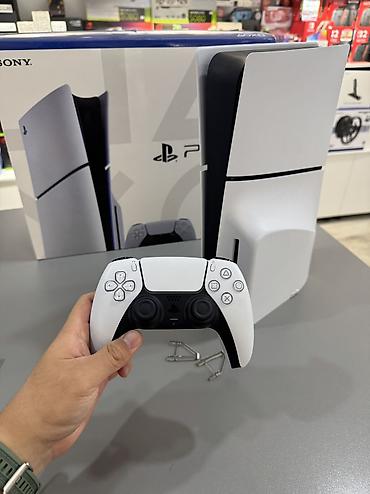 PS5 (Sony PlayStation 5): PlayStation 5 Slim 1 тб с дисководом в идеальном состоянии, полный — 2