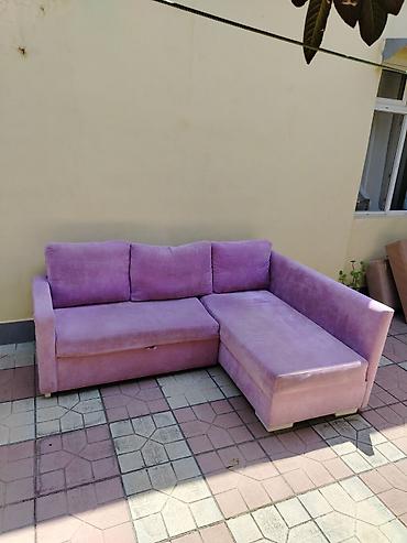 divan kredit: Künc divan, İşlənmiş, Açılan, Bazalı, Vеlur parça — 1