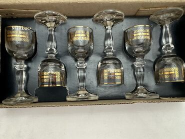 дордой пасуда: Рюмочки чешские «Богемия». 
В наличии 3 набора