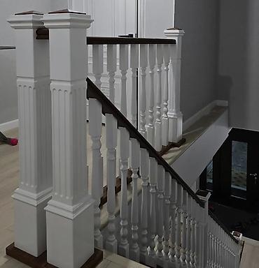 Обшивка лестниц: Лестница на заказ,,, Каражыгач, Жангак, Сосна, Фанера шпон. Баалар — 17