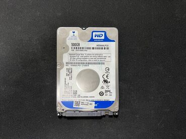 Жесткие диски, переносные винчестеры: Накопитель, Б/у, Western Digital (WD), HDD, 512 ГБ, 2.5", Для ПК