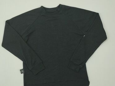 krótki czarny sweterek rozpinany: Bluza, 12 lat, 146-152 cm, stan - Dobry