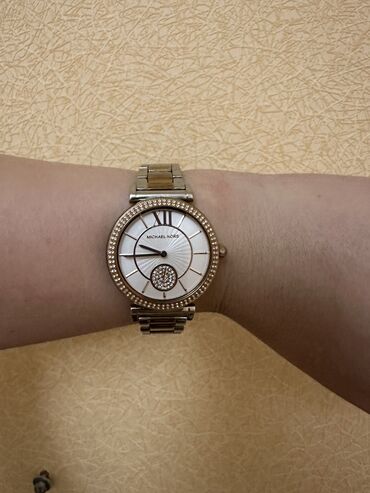 Qazanlar: İşlənmiş, Qol saatı, Michael Kors, rəng - Gümüşü