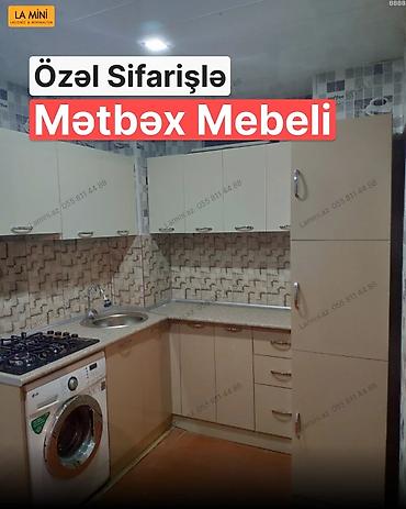 evden islemek: Özəl sifarişlə mətbəx mebeli - L‑şəkilli dizayn: məkanın səmərəli — 1