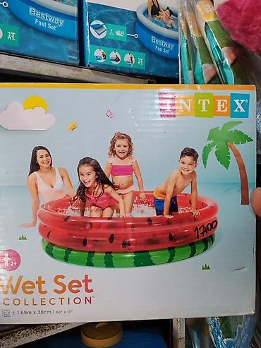 collection: Надувной детский бассейн Intex Wet Set Collection «Арбуз». - Яркий — 1