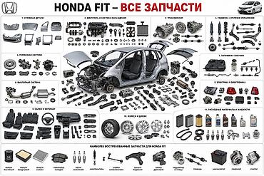 HONDA FIT — все запчасти Полный ассортимент деталей и расходников для lalafo.kg да — 1 HONDA FIT — все запчасти Полный ассортимент деталей и расходников для — 1