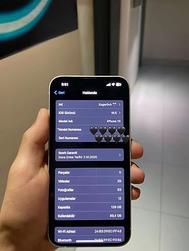 apple iphone: IPhone 13, 128 GB, Ağ, Zəmanət — 4