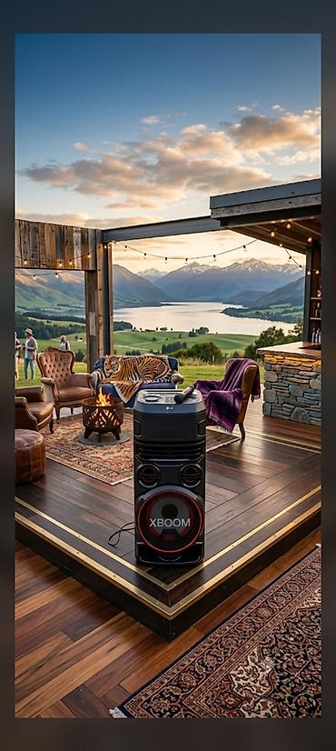 LG XBOOM partı kolonka sistemi - Güclü səs və dərin bas: ön hissədə
