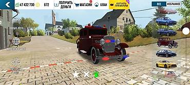 Винтажный автомобиль в игровом автосимуляторе с ярко выраженным at lalafo.kg Винтажный автомобиль в игровом автосимуляторе с ярко выраженным