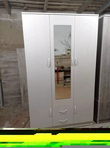 Шкафы для одежды: Шкаф для одежды, Новый, Прямой, ЛДСП — 13