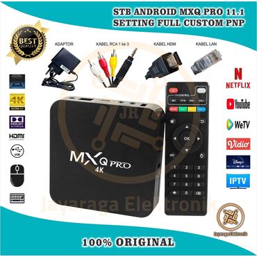 TV və video üçün aksesuarlar: Tv box Magazamizda android 11 new version tv box Smart box ram 1g-