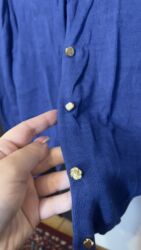 Dəstlər, kostyumlar: Qadın üst geyimləri dəsti - Krem rəngli, qara bəzəkli kardiqan — 21