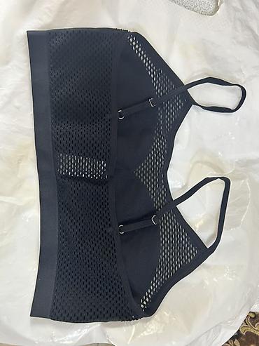 alt geyim: Qadınlar üçün rahat mesh detallı bralet/top - Model: incə rezinli — 2