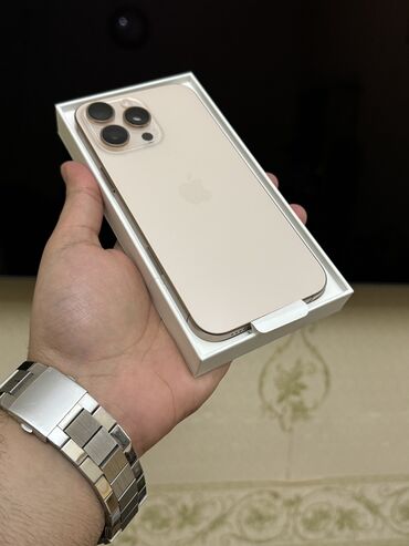 iphone 16 satis: IPhone 16 Pro Max, 256 GB, Desert Titanium, Sənədlərlə, Zəmanət, Face ID