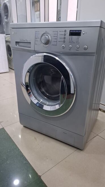 Компьютеры, ноутбуки и планшеты: Стиральная машина LG, 7 кг, Б/у, Автомат, Есть сушка, Нет кредита, Платная доставка